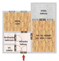 Paulay Ede utca 
96MFt - 47 m2 eladó Modern lakás Budapest 6. kerület