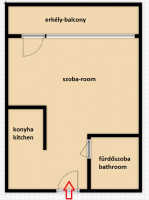 Váci utca 
140EFt - 30 m2 
kiadó lakás Budapest 5. kerület