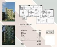 Tolnai Lajos utca 
70.6MFt - 73 m2 eladó Új építésű lakás Budapest 8. kerület